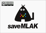 saveMLAKのロゴ。MLAK(むらっく)くん。（2011年）