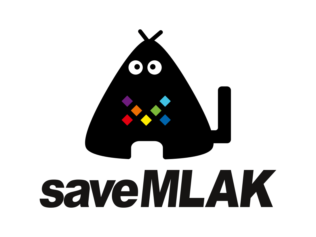 saveMLAKのロゴ、MLAKくん